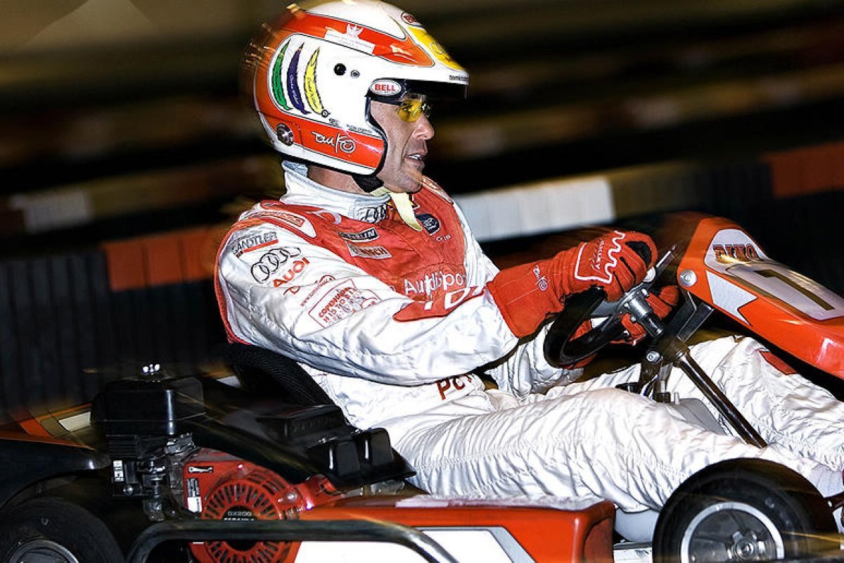Kører i aktion på Gokart World