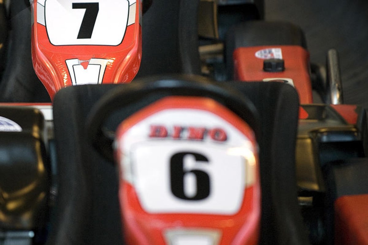 Gokarts klar til løb